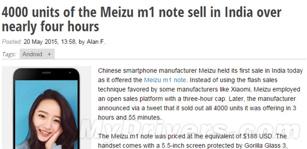 三哥狂搶4000臺魅藍Note：老外老困惑了