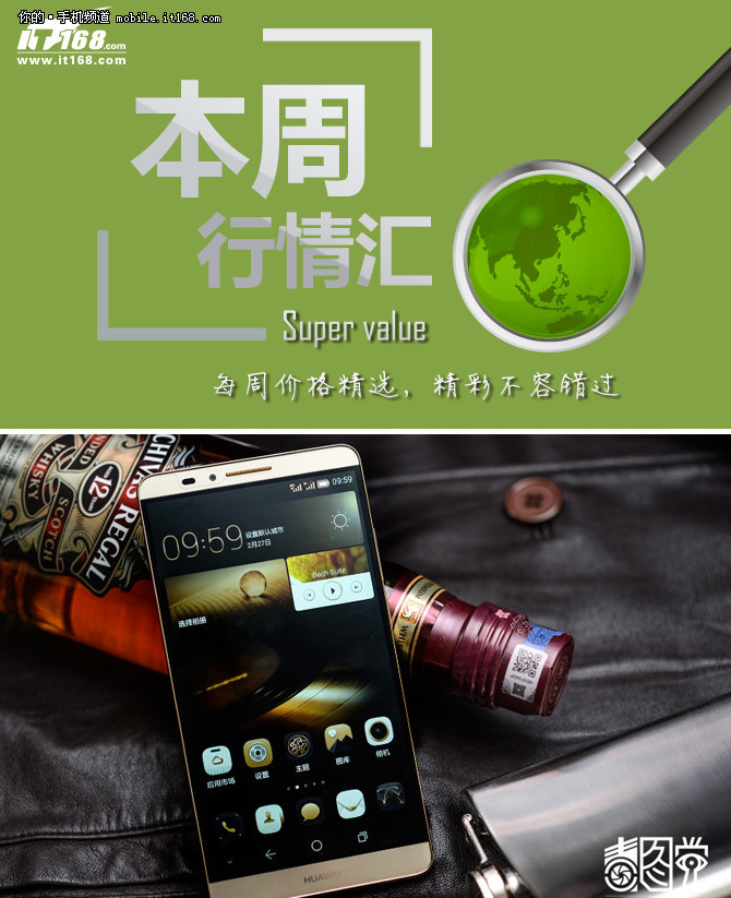 本周行情回顧 華為Mate7破盤價2130元