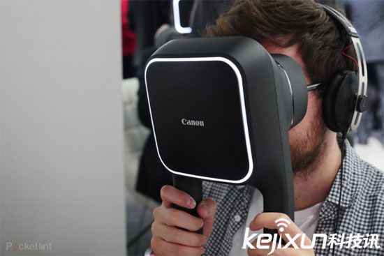 佳能推概念虛擬現(xiàn)實顯示器 手持外觀遭吐槽