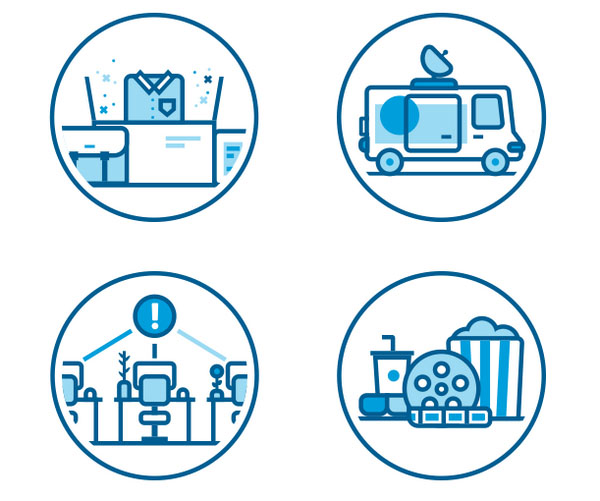 不一樣的極簡風(fēng)!細(xì)膩有趣的三色極簡圖標(biāo)設(shè)計案例