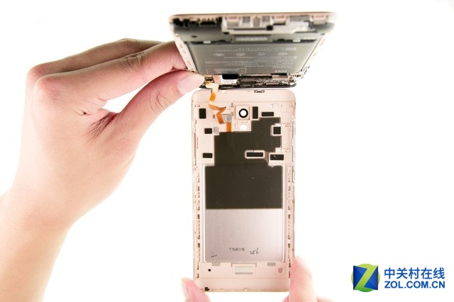 按鍵壽命堪憂 紅米Note 3深度拆解圖賞