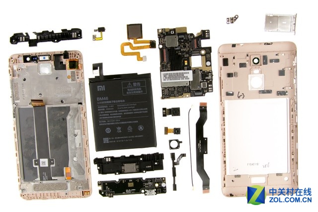 按鍵壽命堪憂 紅米Note 3深度拆解圖賞