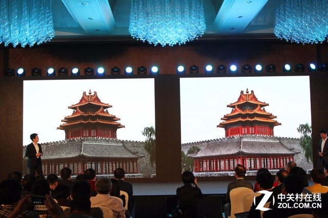 <a href=/digital/ target=_blank class=infotextkey>數(shù)碼</a>變焦(左)對比華碩鷹眼光學(xué)變焦