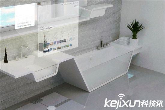 未來(lái)衛(wèi)生間長(zhǎng)什么樣：地磚稱(chēng)重 鏡子掃描健康