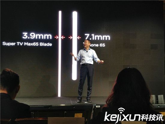 樂視CES發(fā)布超級(jí)薄電視 僅兩枚硬幣厚度