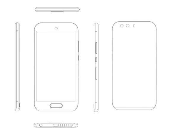 疑華為P9設計圖泄露 雙攝像頭+4GB RAM