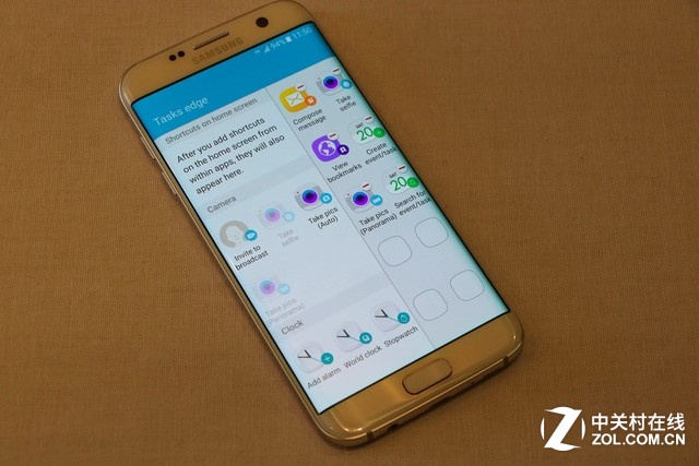 三星S7 edge換裝 側(cè)面屏幕到底能干啥