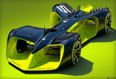 無人駕駛賽車亮相 賽車手都去當(dāng)拉拉隊?