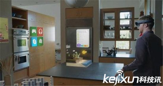 AR竟完虐VR技術?微軟HoloLens演示