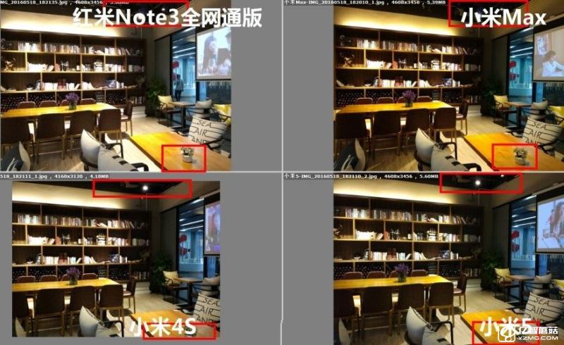 小米5/小米Max/紅米Note3全網(wǎng)通版/小米4s拍照對(duì)比評(píng)測(cè)