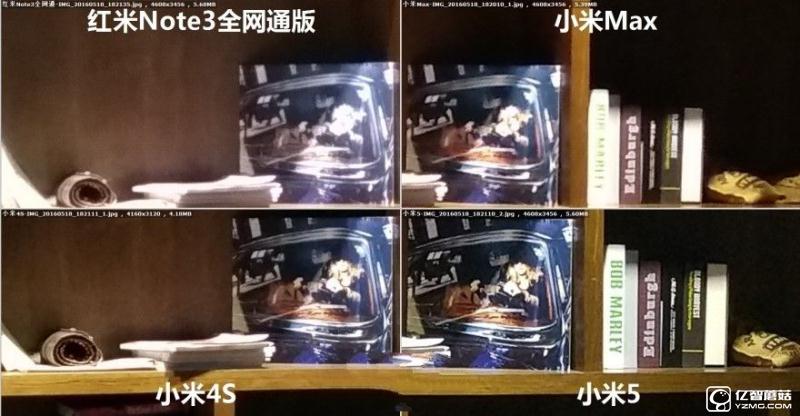 小米5/小米Max/紅米Note3全網(wǎng)通版/小米4s拍照對(duì)比評(píng)測(cè)