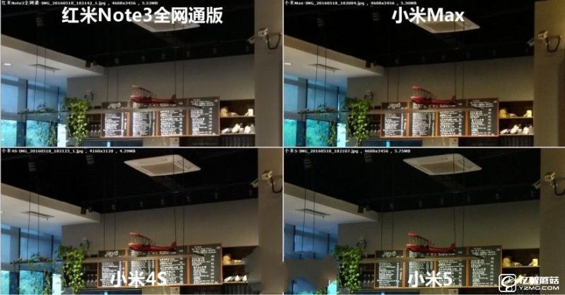 小米5/小米Max/紅米Note3全網(wǎng)通版/小米4s拍照對(duì)比評(píng)測(cè)