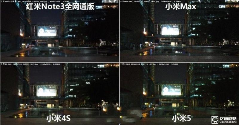 小米5/小米Max/紅米Note3全網(wǎng)通版/小米4s拍照對(duì)比評(píng)測(cè)