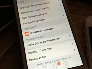 iOS 9.3.3 beta 1 今天凌晨才正式發布 現在已經越獄成功了？