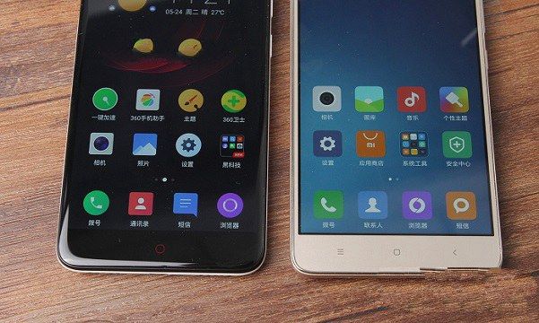 顏值比拼 360手機N4和紅米Note3外觀對比
