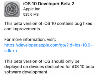 iOS10 beta2更新了什么  蘋果iOS10 beta2更新內容大全匯總