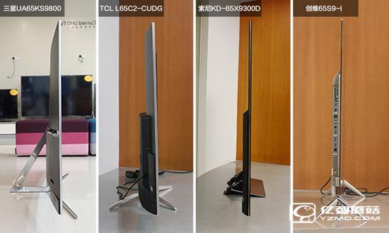 四款65智能電視對比 四款65智能電視對比