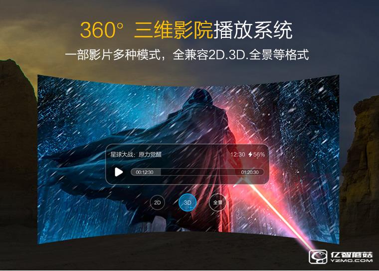 大朋VR青春版圖片欣賞 參數/性能/VR資源/價格全揭秘