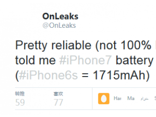 iPhone 7電池容量是多少?蘋果7電池容量猛增?