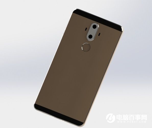 華為Mate 9渲染圖曝光：外形搶眼 雙攝像頭