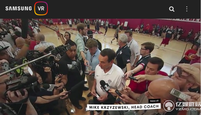 三星用VR記錄奧運(yùn)男籃 不過拍的居然是美國(guó)隊(duì)
