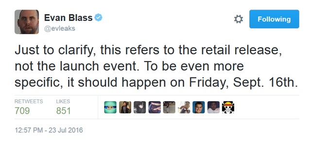 iPhone7將于9月16日開賣？老死機這么說