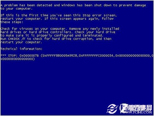 關鍵時刻藍屏 丟盤現象還是兼容問題 