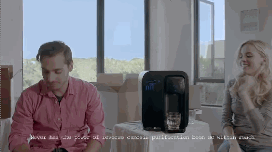 這是世界首款智能反滲透凈水器 還能提醒你喝水