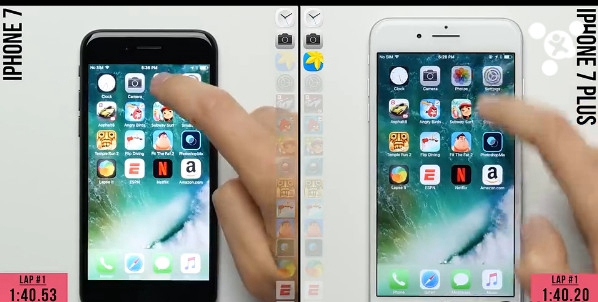 1GB內存差距多大?iPhone 7/7 Plus速度對比