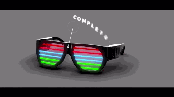 撩妹必備!這個發光眼鏡讓你瞬間成為Party焦點