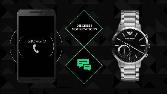阿瑪尼也來搞智能手表啦！傳統風格智能“心”