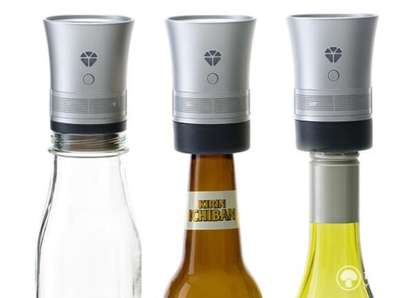 夠文藝!這個音樂瓶塞能讓玻璃瓶秒變無線音箱