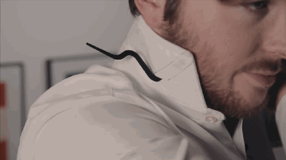 襯衫領子塌太猥瑣?戴上這個棍兒讓領子硬起來