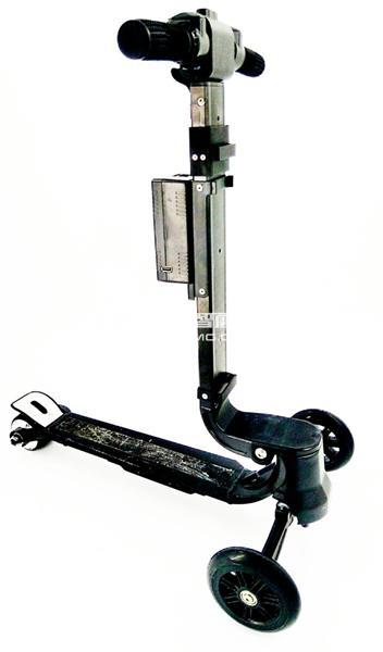 這不就是大媽買菜的神器?只不過帶個電動滑板車