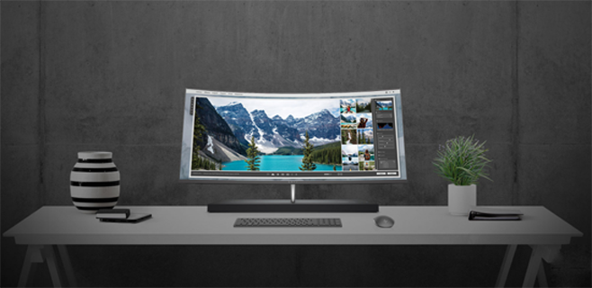 惠普公布新款Envy Curved一體機 搭配英特爾最新處理器