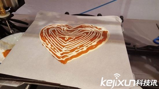 人工智能機(jī)器人3D打印披薩 僅需6分鐘