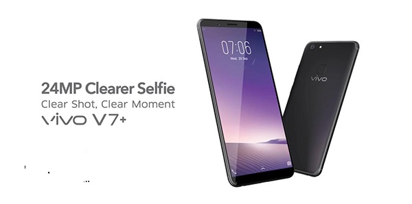 vivo V7+印度正式發(fā)布:全面屏設(shè)計 前置2400萬攝像頭