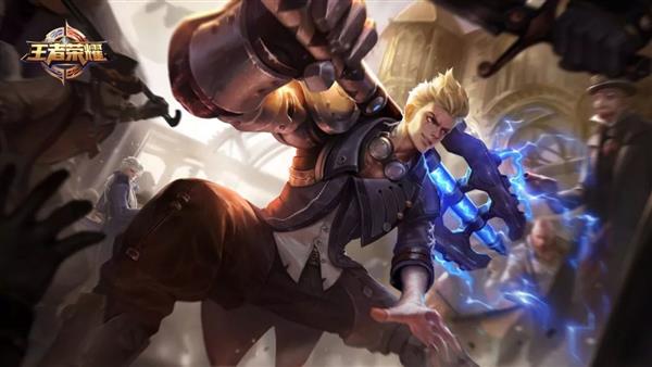 《王者榮耀》新英雄狂鐵曝光:麒麟臂耍電錘