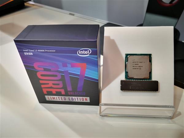 Intel i7-8086K開(kāi)蓋限量版上架：5.3GHz要價(jià)5540元