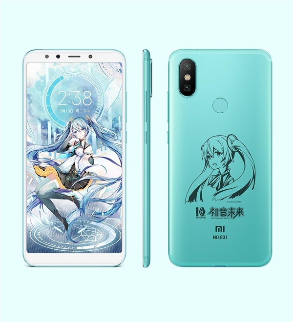小米6X初音未來版曝光：6GB+64GB版 售價2099元