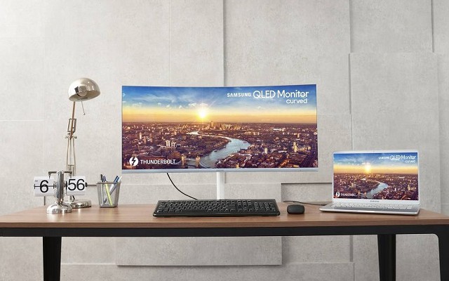 三星CJ79曲面顯示器發(fā)布 全球首款雷電3接口顯示器