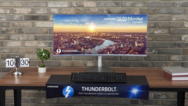 三星CJ79曲面顯示器發(fā)布 全球首款雷電3接口顯示器