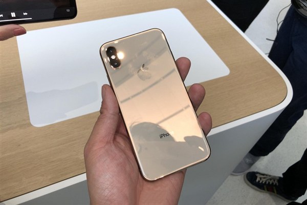 iPhone XS金色版真機圖賞 COP封裝劉海屏