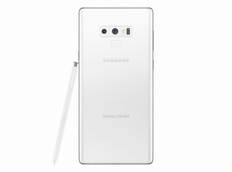 三星Note 9白色版渲染圖曝光:6.4英寸全視曲面屏,晶瑩無暇