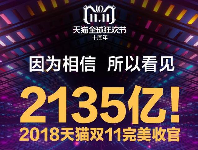 ???????2018天貓雙11成交額多少?馬云張勇感謝所有創造者