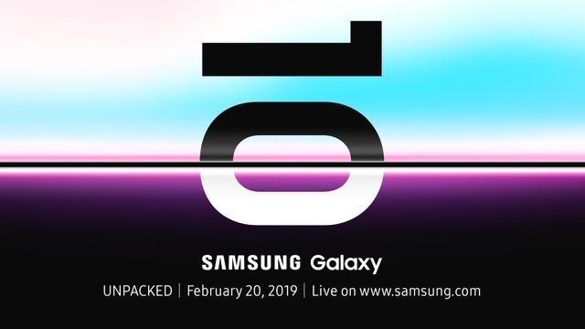 三星宣布將于2月20日召開Galaxy S10發(fā)布會