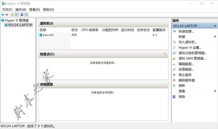 Hyper-V虛擬機(jī)安裝ReactOS系統(tǒng)的詳細(xì)圖文教程