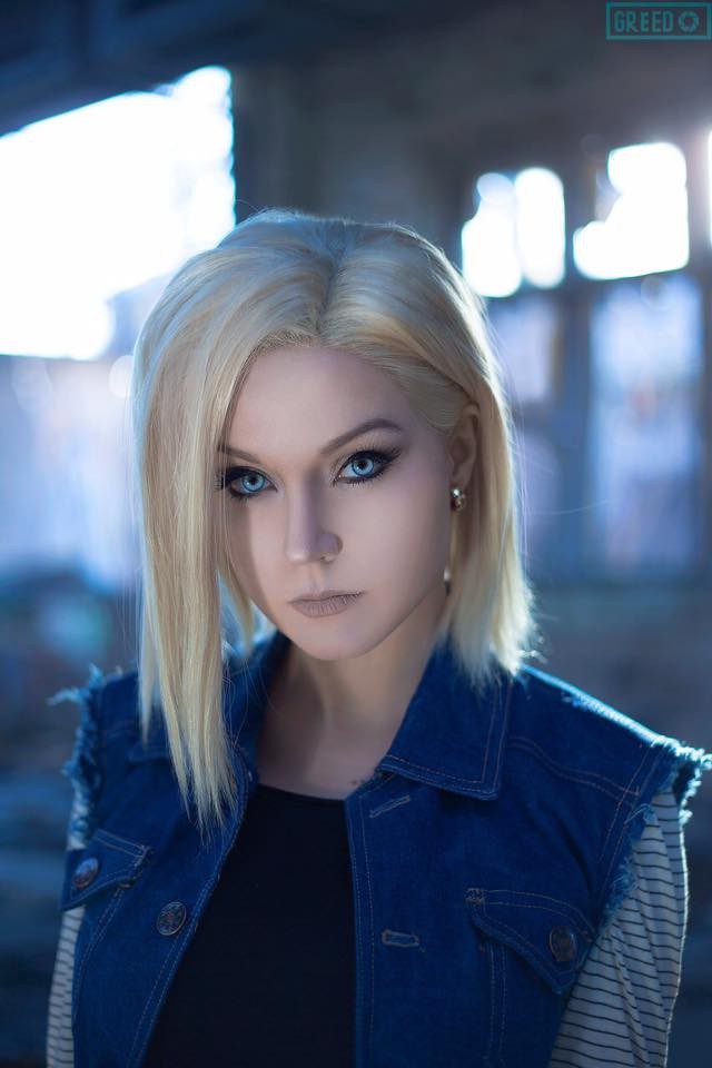 德國妹COS《龍珠》人造人18號(hào) 黑絲妹神還原