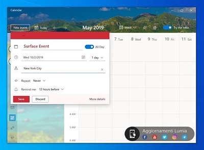 win10系統全新日歷曝光：日歷整體的設計更加美觀易用