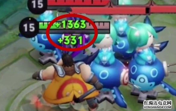 《王者榮耀》巨人之握和紅蓮斗篷能疊加效果